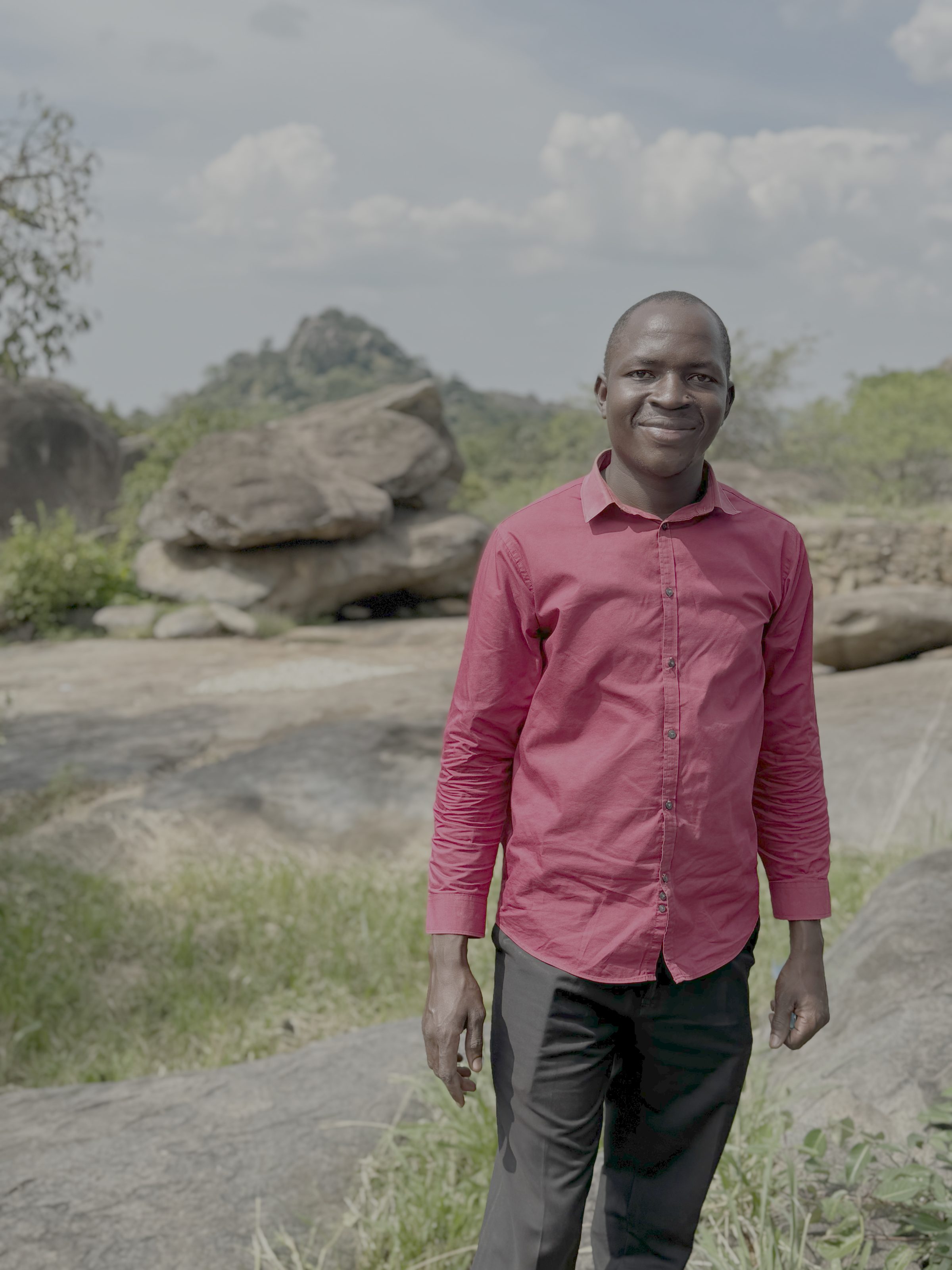 Simon Peter Wilobo in Omoro District, Northern Uganda